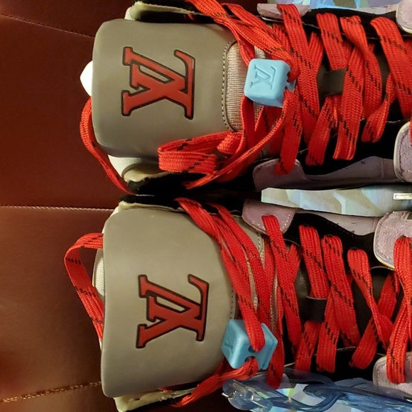 Louis Vuitton Trainer Sneaker Boot Purple 1A7R0R - Picture 7 of 10